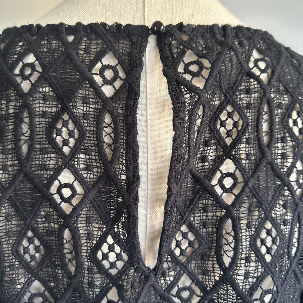 Sézane Salina blouse in black ~ size FR38, pre-owned! - Picture 4 of 7